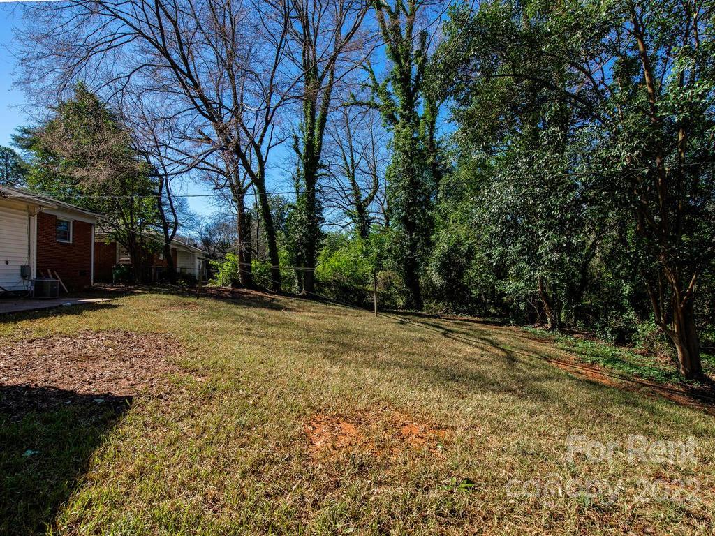 943 B Norland Road, Unit B Charlotte, NC 28205 - Photo 16 of 17 a view of a yard with an outdoor space