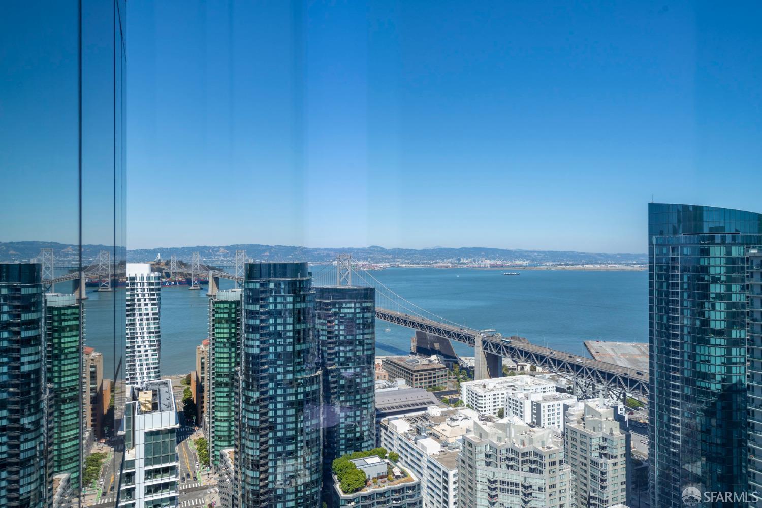 488 Folsom Street, Unit 4305 San Francisco, CA 94105 - Photo 23 of 45 a view of city with ocean view