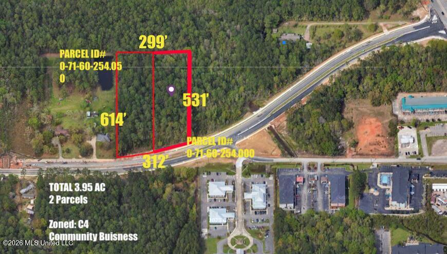 14304 Mallett Road Biloxi, MS 39532 - Photo 4 of 5 MALLETT RD MAP:BOTH PARCEL LOT LINES