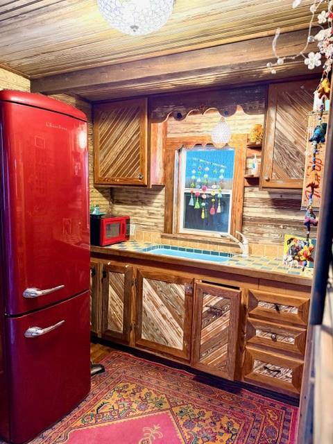 1608 School Street Goldthwaite, TX 76844 - Photo 7 of 25 a bathroom with a sink and a mirror