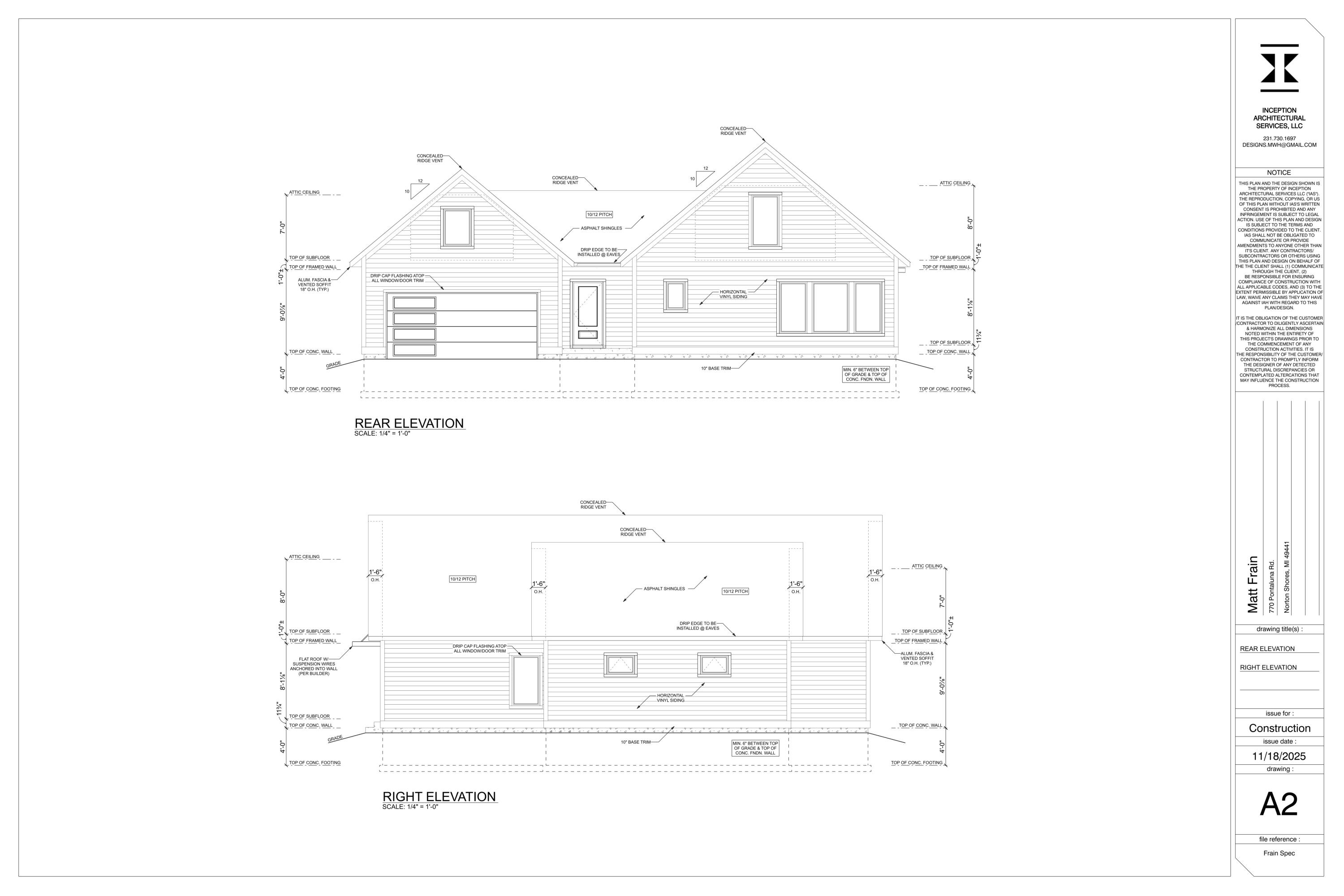 770 West Pontaluna Road Muskegon, MI 49441 - Photo 14 of 17 Rear Elevation