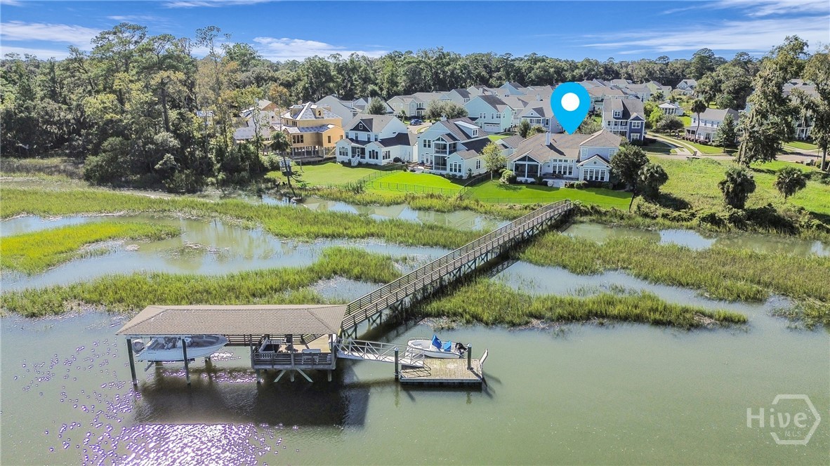141 Bluffside Circle Savannah, GA 31406 - Photo 2 of 53 Large dock with 10,000lb boat lift