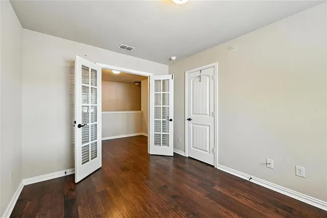 wooden floor in an empty room