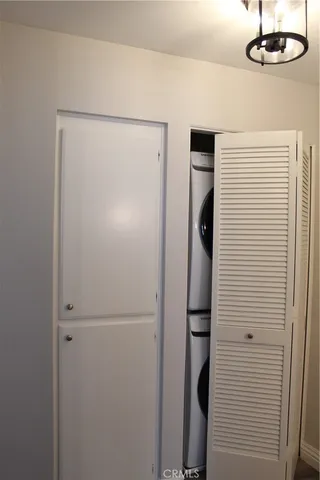 a bathroom with a shower and a mirror
