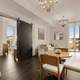a view of a livingroom and dining room