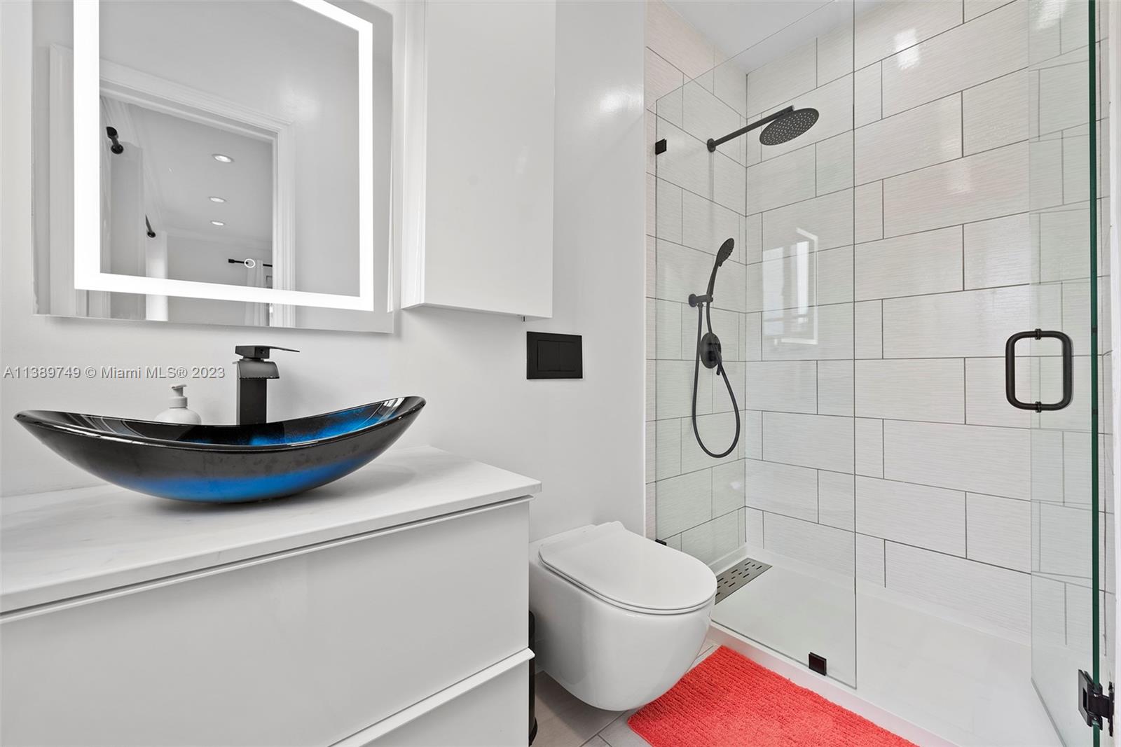 2201 Southwest 84th Avenue Miami, FL 33155 - Photo 27 of 33 a bathroom with a sink toilet and shower