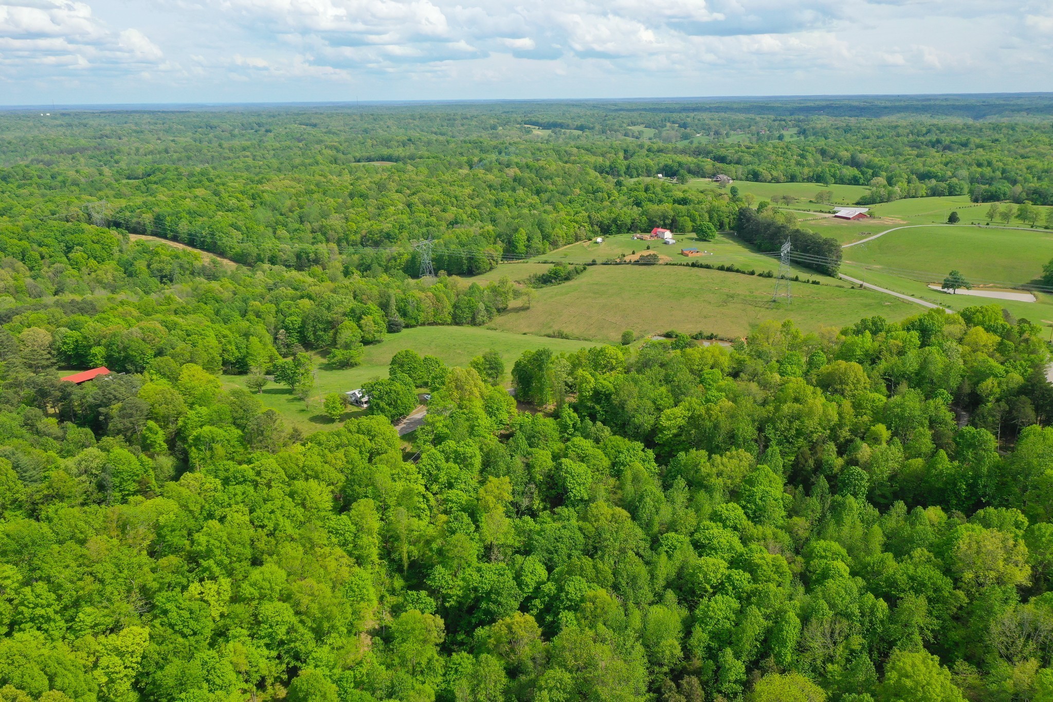 3915 Oak Ridge Road Palmyra, TN 37142 - Photo 17 of 61 an aerial view of residential houses with outdoor space and trees