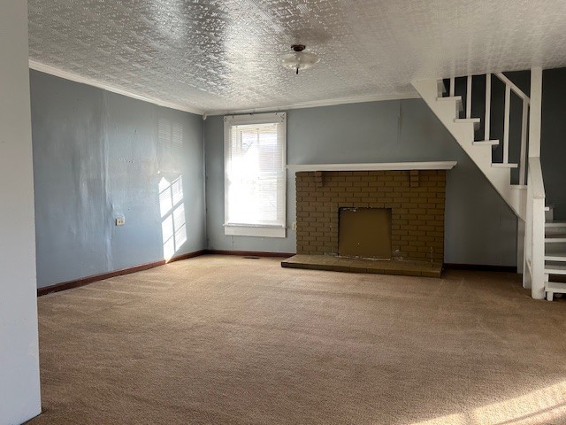 3915 Oak Ridge Road Palmyra, TN 37142 - Photo 49 of 61 an empty room with fireplace and windows