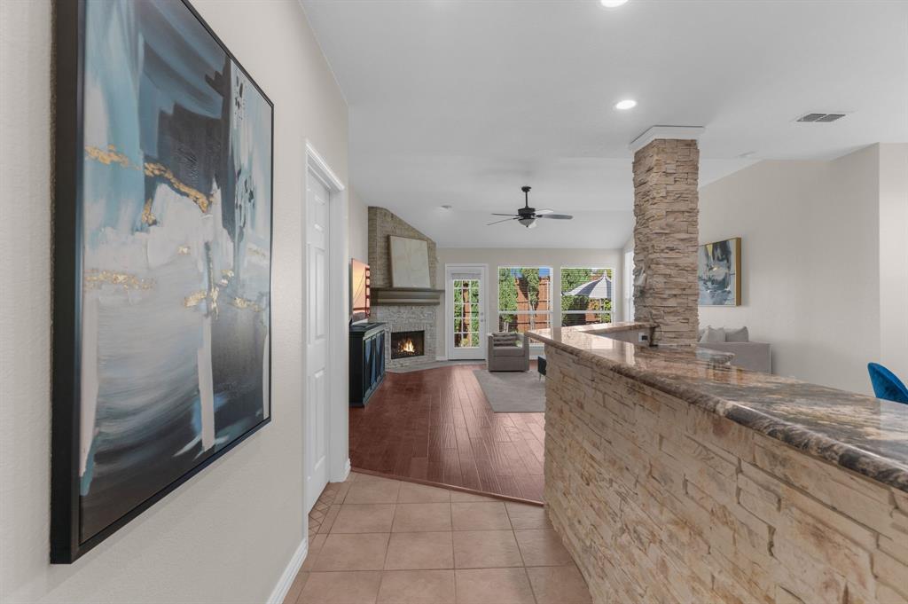 4607 Forest Park Road Plano, TX 75024 - Photo 19 of 40 a large spacious bathroom with a tub and shower