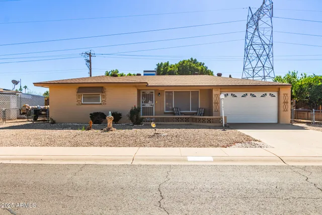 a view of a house with a patio