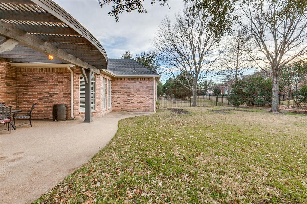 6027 Rathbone Drive Parker, TX 75002 - Photo 29 of 39 A partial view of the backyard including the patio area just off the family room.