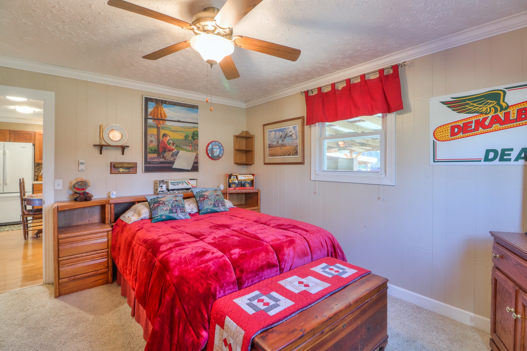 1824 Logue Road Mount Juliet, TN 37122 - Photo 21 of 53 a bed room with a bed and a chandelier