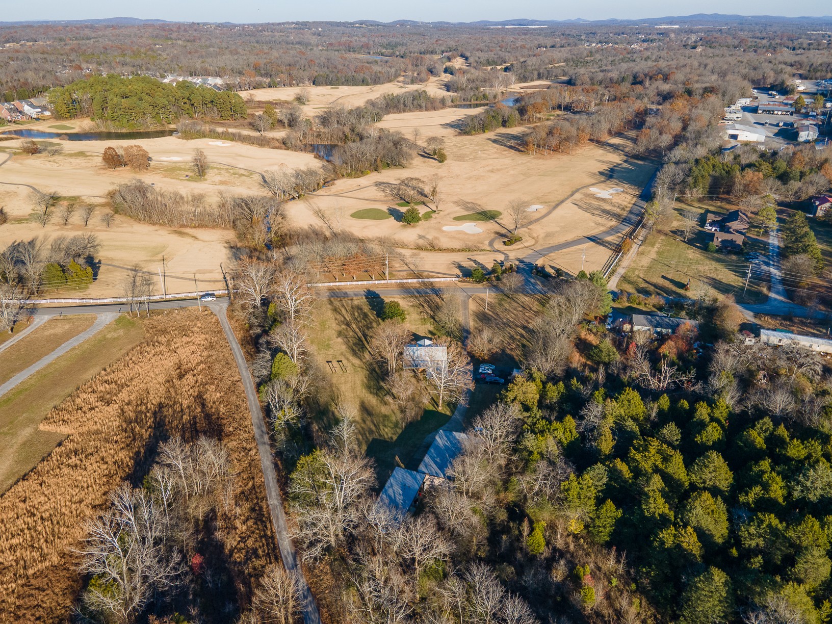 1824 Logue Road Mount Juliet, TN 37122 - Photo 48 of 53 an aerial view of residential houses with outdoor space
