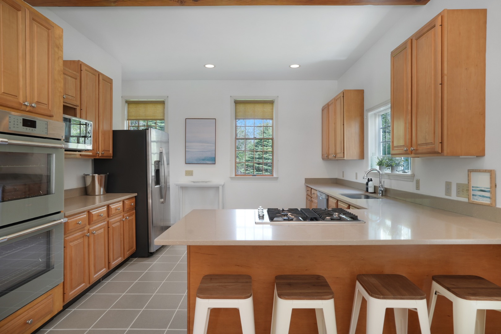 2 Cosmos Way Edgartown, MA 02539 - Photo 9 of 29 a kitchen with a sink cabinets and window