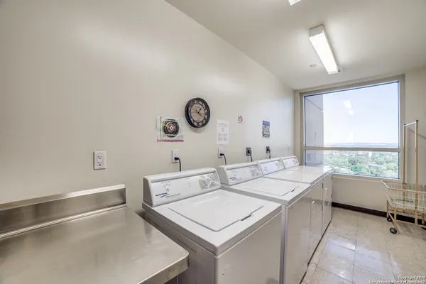 a very nice looking room with a large window
