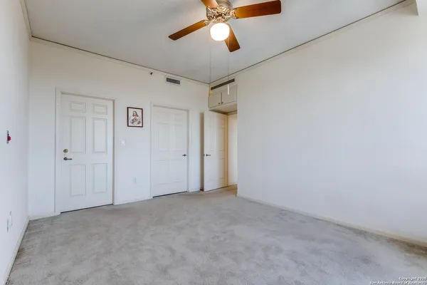 a view of an empty room