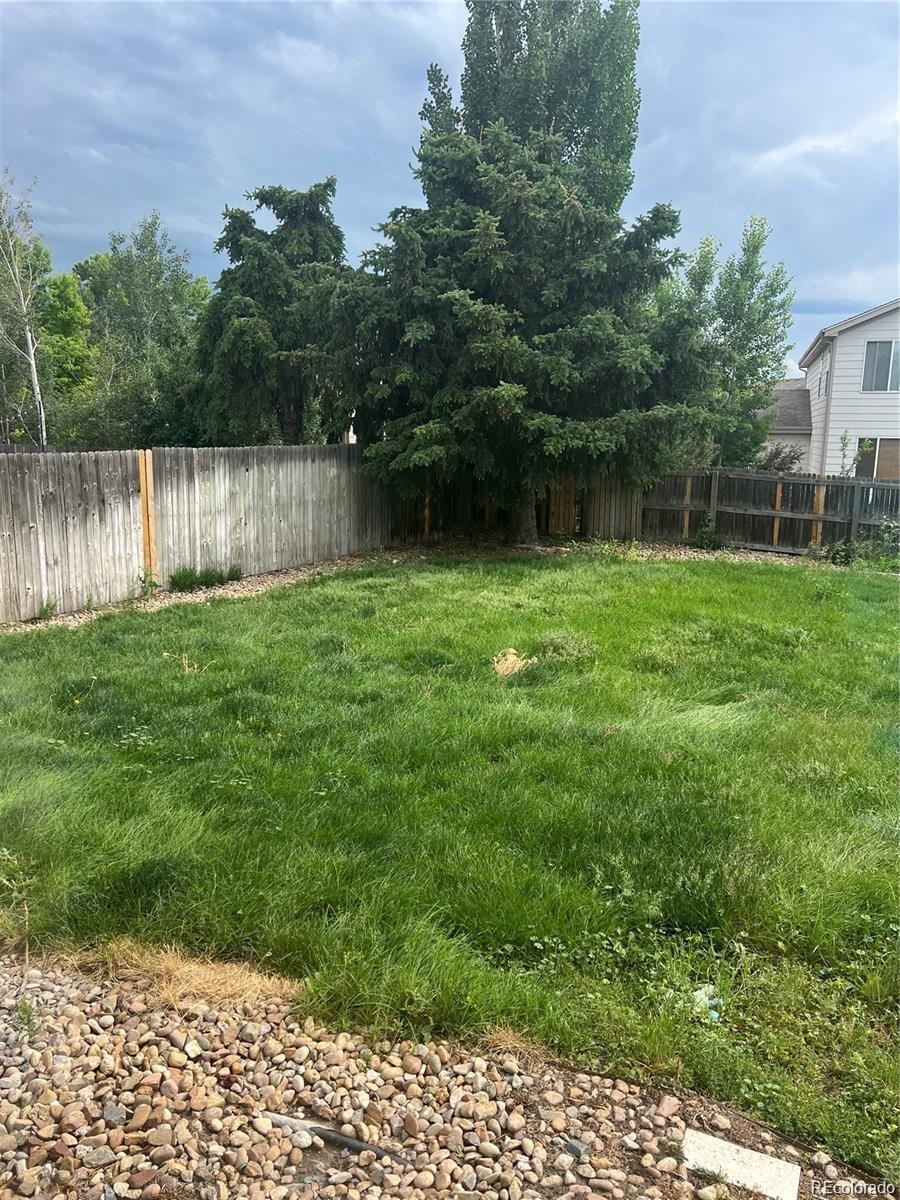 5353 Rhyolite Way Parker, CO 80134 - Photo 22 of 22 a backyard of a house with lots of green space