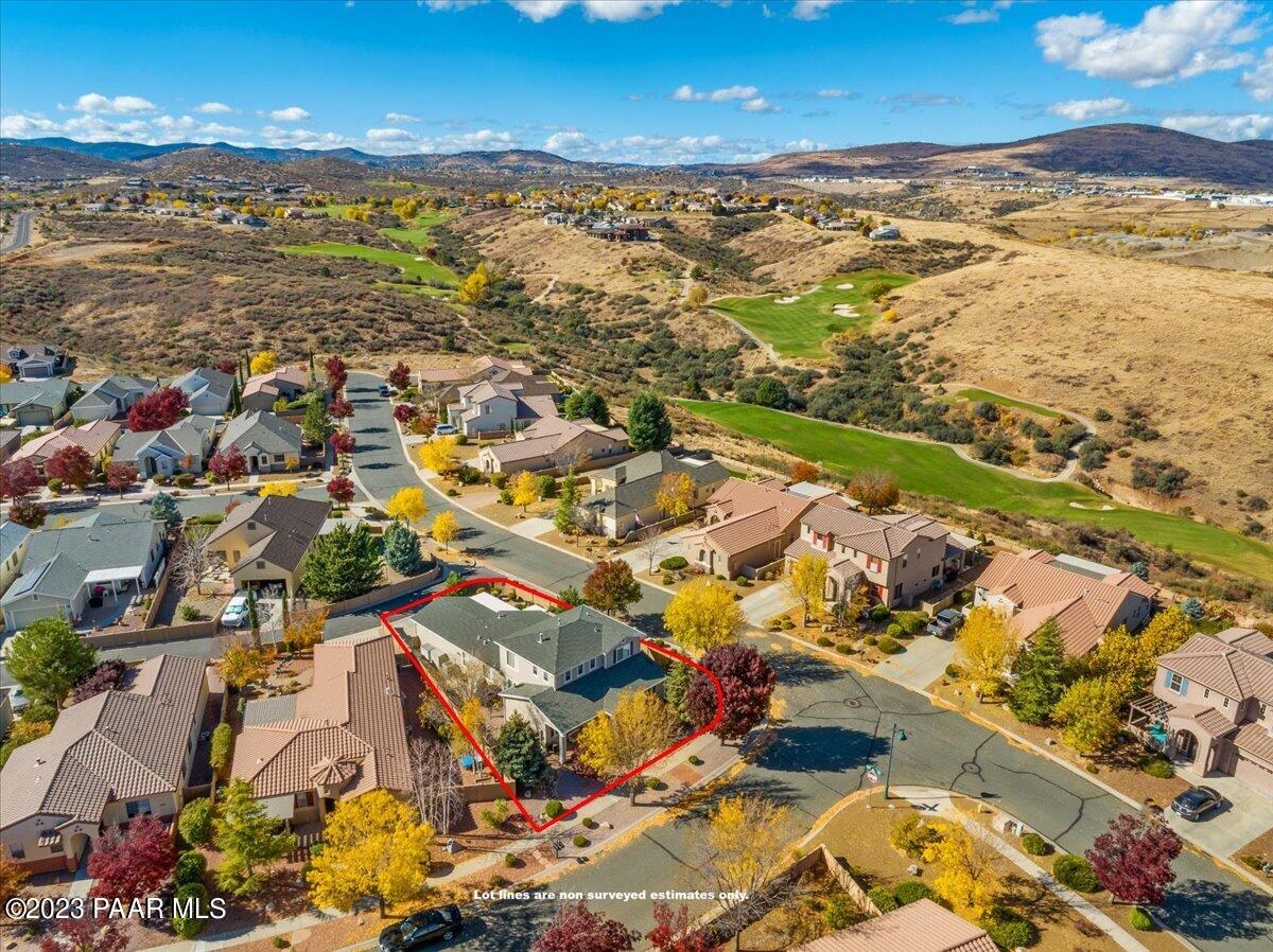 1908 North Fire Butte Way Prescott Valley, AZ 86314 - Photo 32 of 52 an aerial view of residential building with ocean view