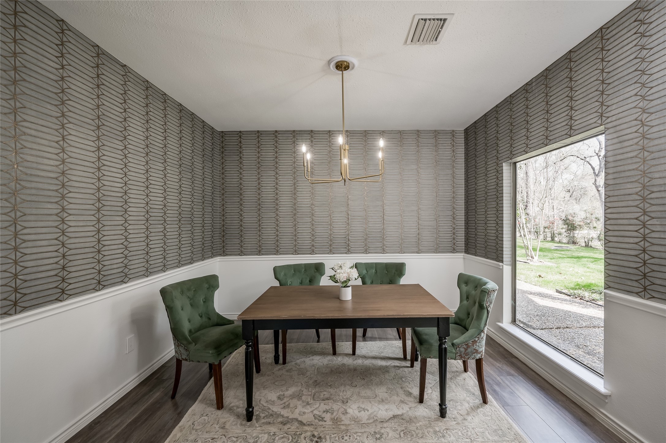 387 Rancho Bauer Drive Houston, TX 77079 - Photo 5 of 32 a view of a dining room with furniture window and outside view