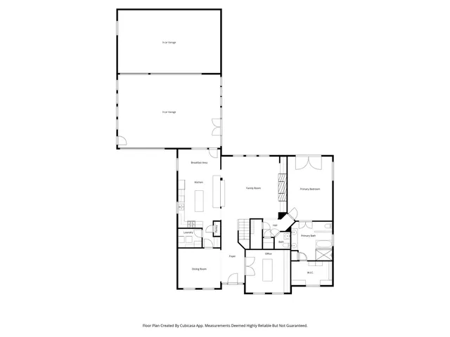 a picture of a bench in front of gate