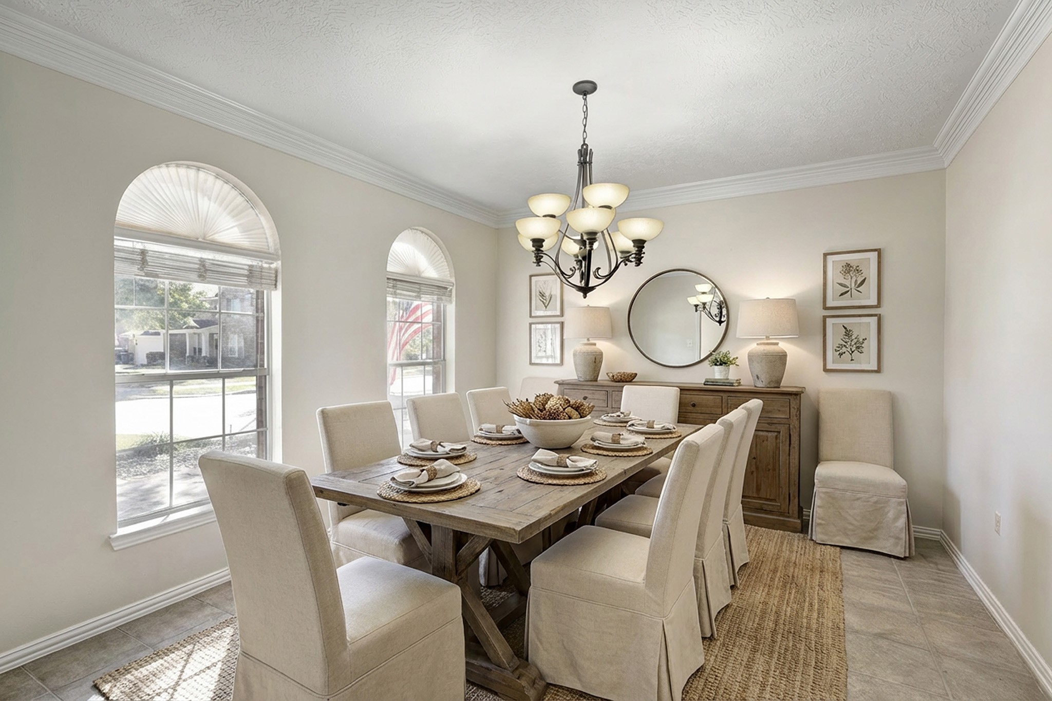 2511 Bridgestone Park Lane Spring, TX 77386 - Photo 5 of 25 The formal dining room is located off the foyer. Access to the kitchen is to the left of the photo. This photo is virtually furnished.