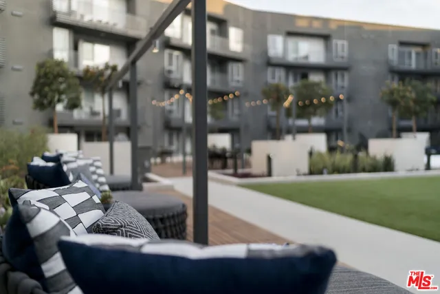 a outdoor living space with patio furniture