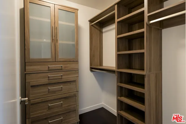 a view of walk in closet