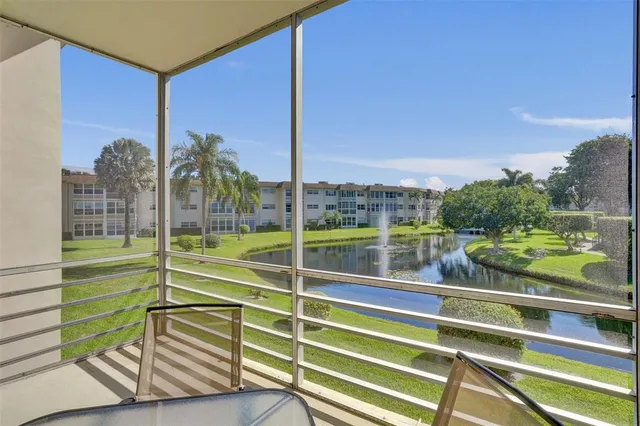 a view of a city from a balcony
