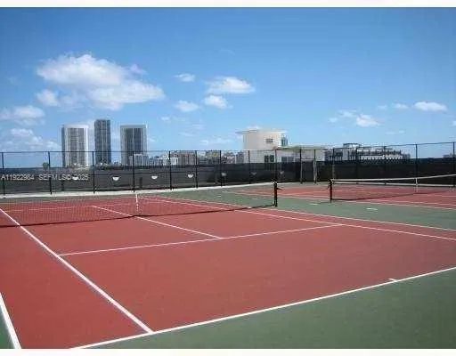 a view of a tennis court