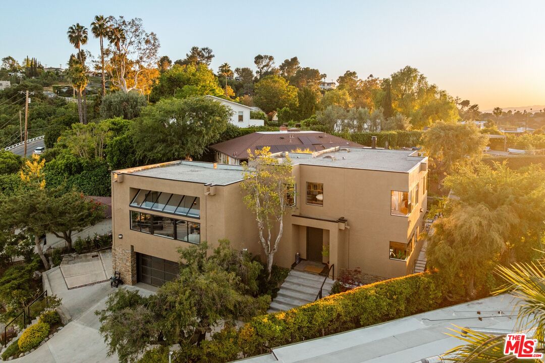 4303 San Rafael Avenue Los Angeles, CA 90042 - Photo 67 of 74 a aerial view of a house with a yard