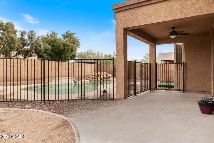 11058 East Cholla Road Mesa, AZ 85207 - Photo 20 of 22 a view of a backyard