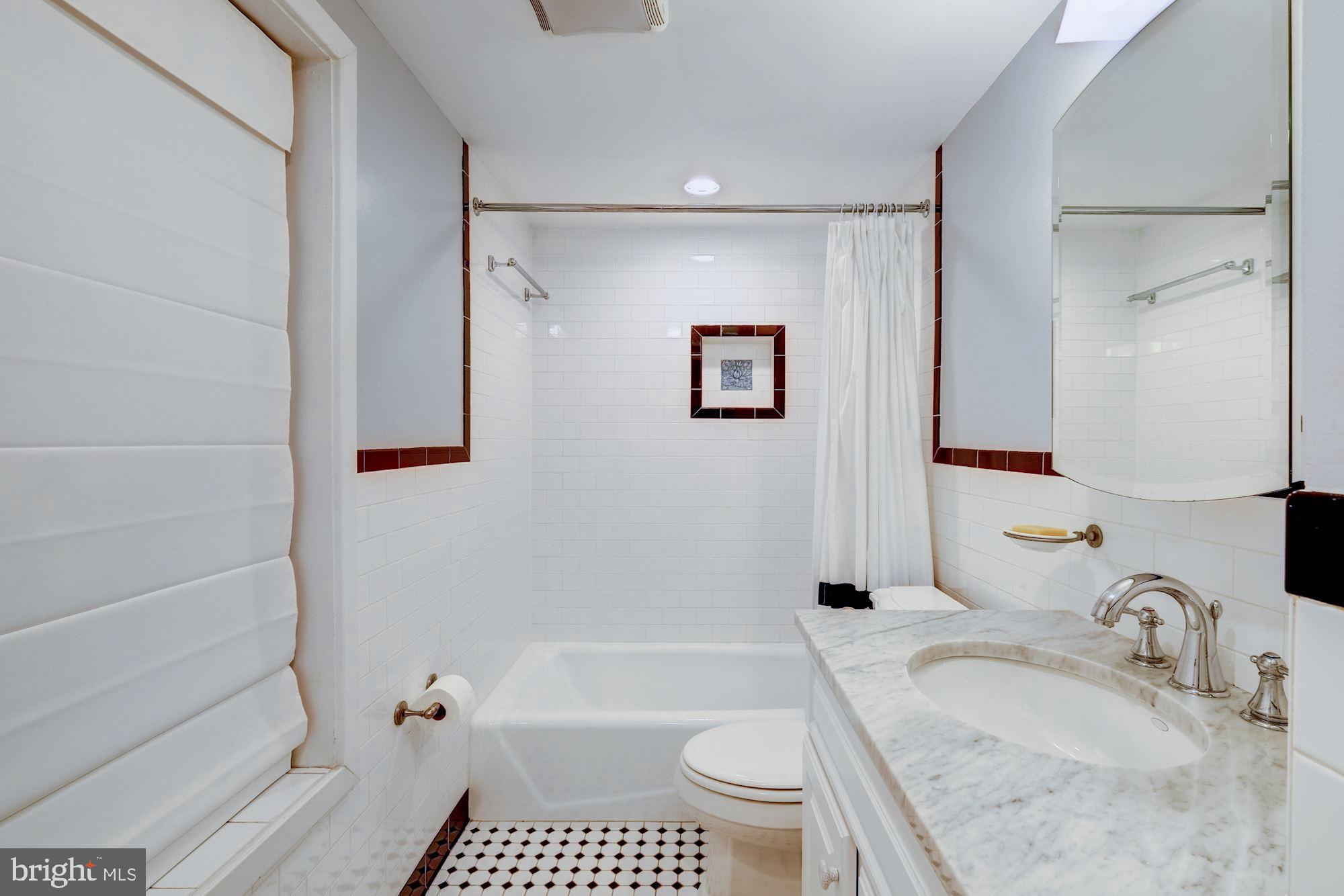 1008 East Capitol Street Northeast Washington, DC 20003 - Photo 23 of 24 Updated Bath in Lower Level Apt.