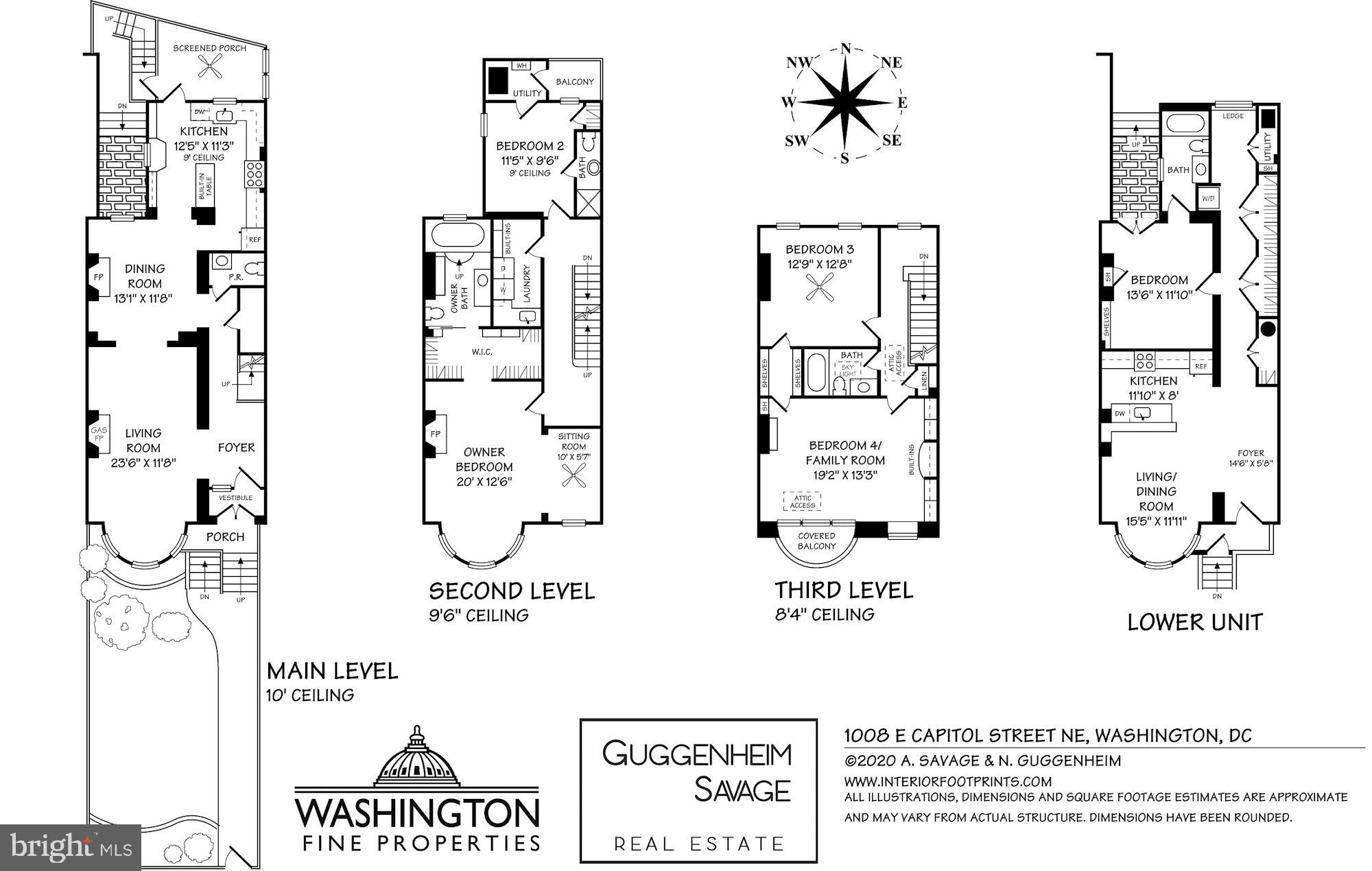1008 East Capitol Street Northeast Washington, DC 20003 - Photo 24 of 24 Floor Plan