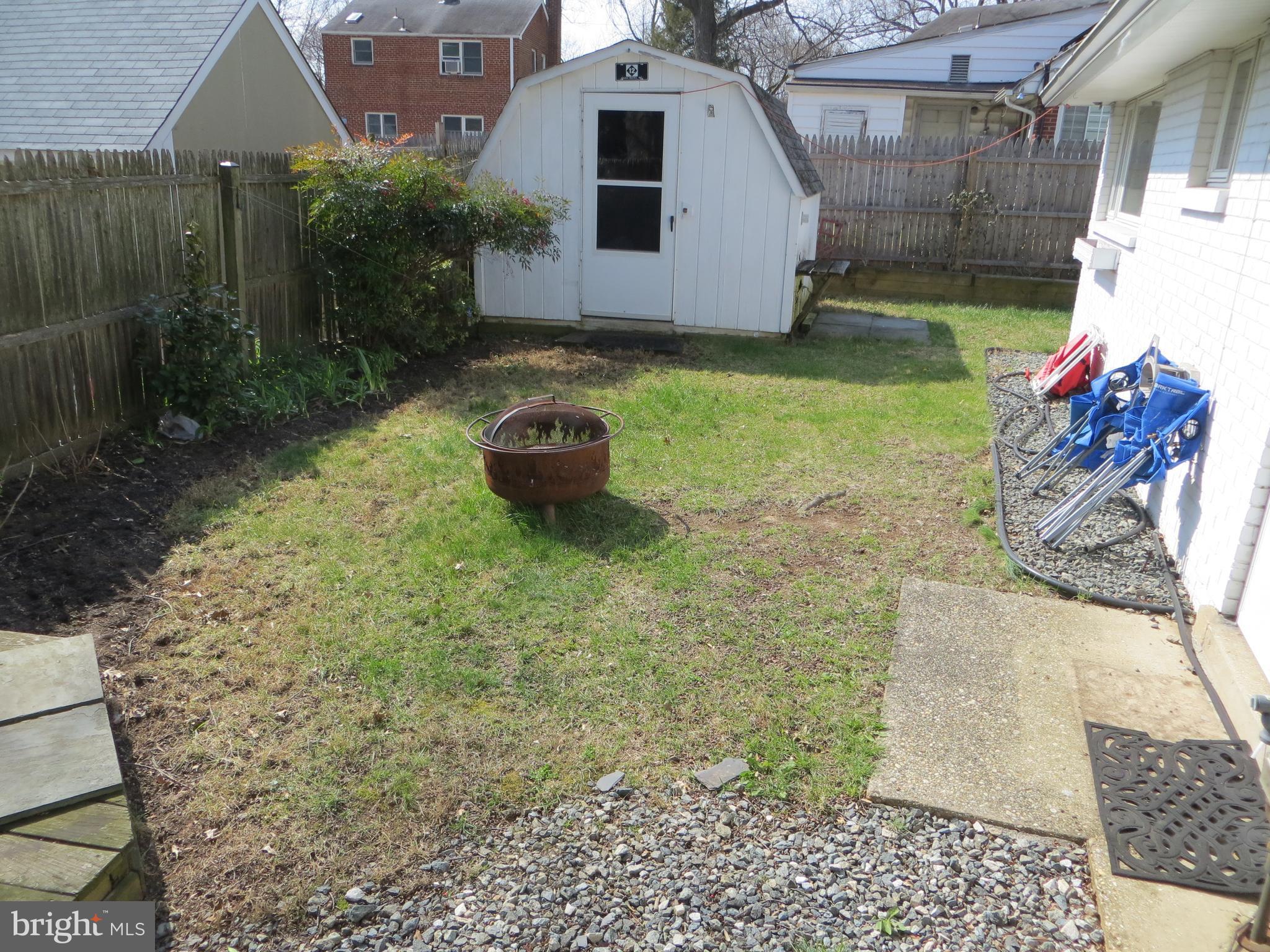 1405 Moffet Road Silver Spring, MD 20903 - Photo 13 of 15 Private Back Yard