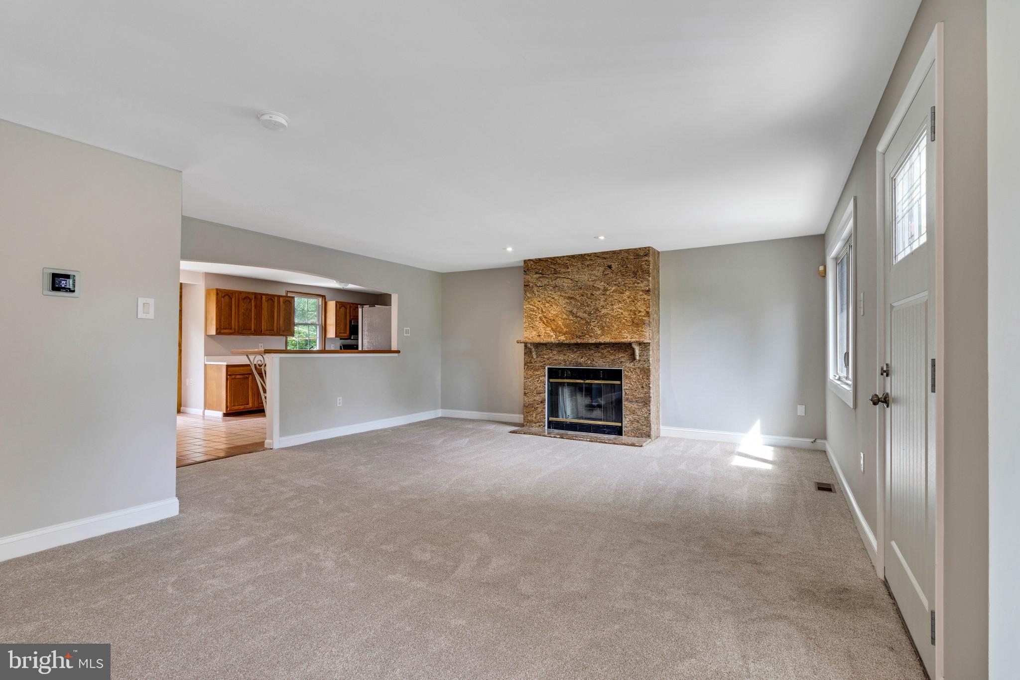 201 Hendrickson Mill Road Swedesboro, NJ 08085 - Photo 6 of 46 Living room with fireplace