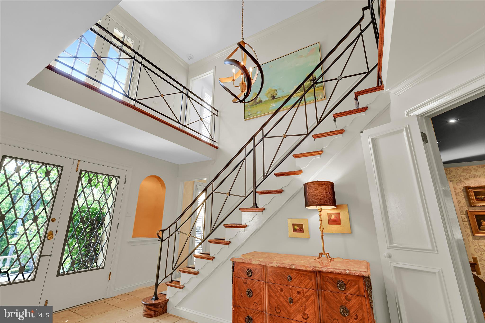418 Mill Creek Road Gladwyne, PA 19035 - Photo 5 of 58 Foyer Staircase