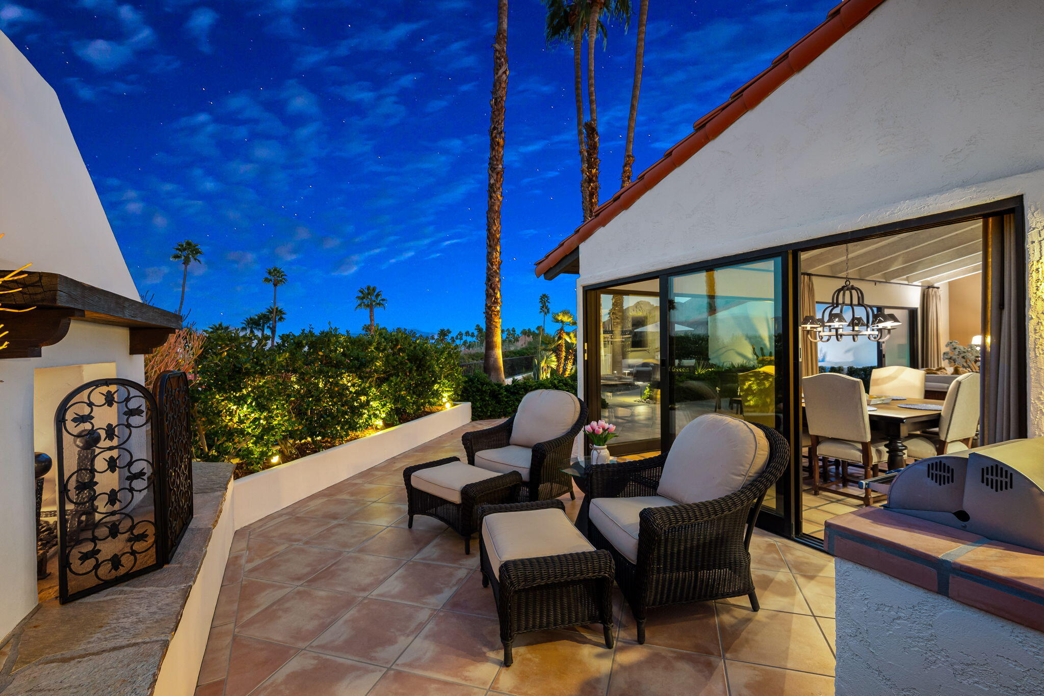 40320 Vía Entrada Rancho Mirage, CA 92270 - Photo 65 of 75 Outdoor Fireplace