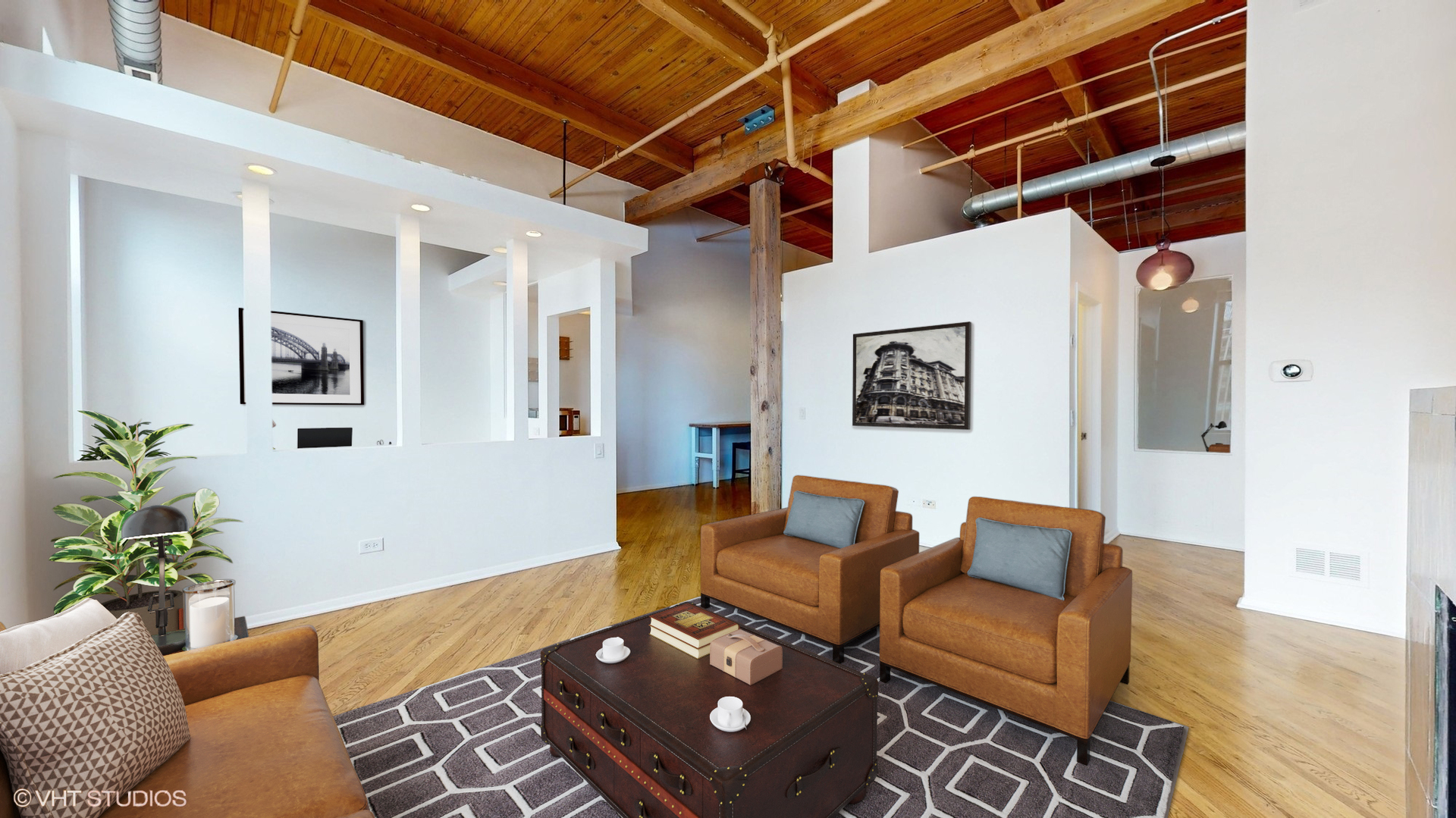 616 West Fulton Street, Unit 609 Chicago, IL 60661 - Photo 3 of 23 a living room with furniture