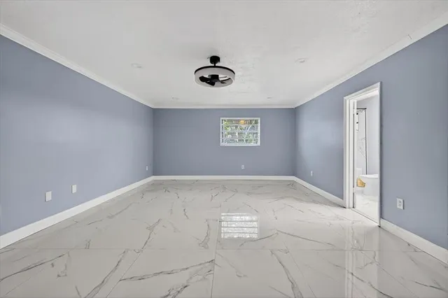 a view of an empty room