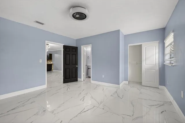 a view of an empty room