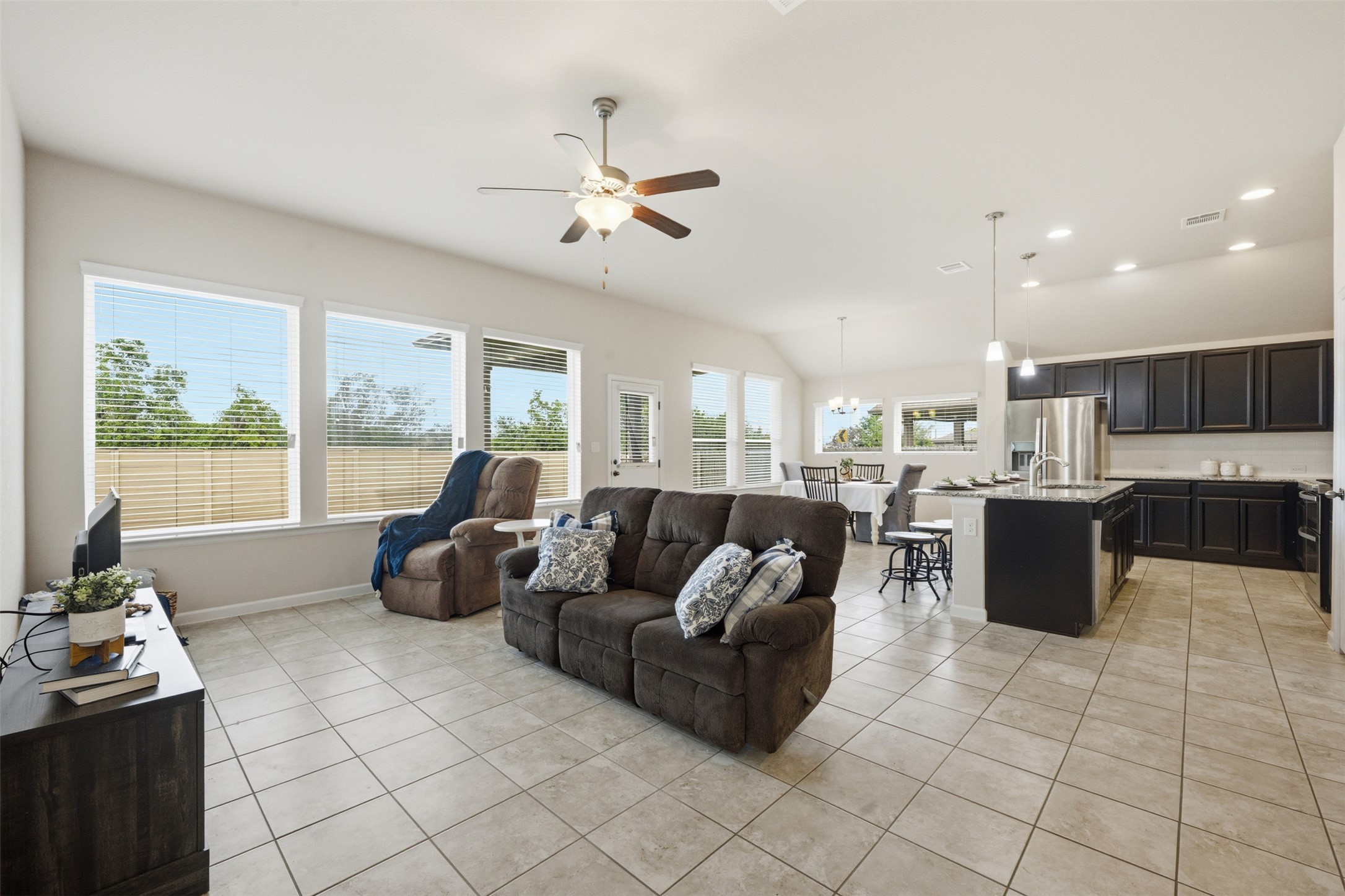 276 Gunnison Way Kyle, TX 78640 - Photo 7 of 28 a living room with furniture and a large window