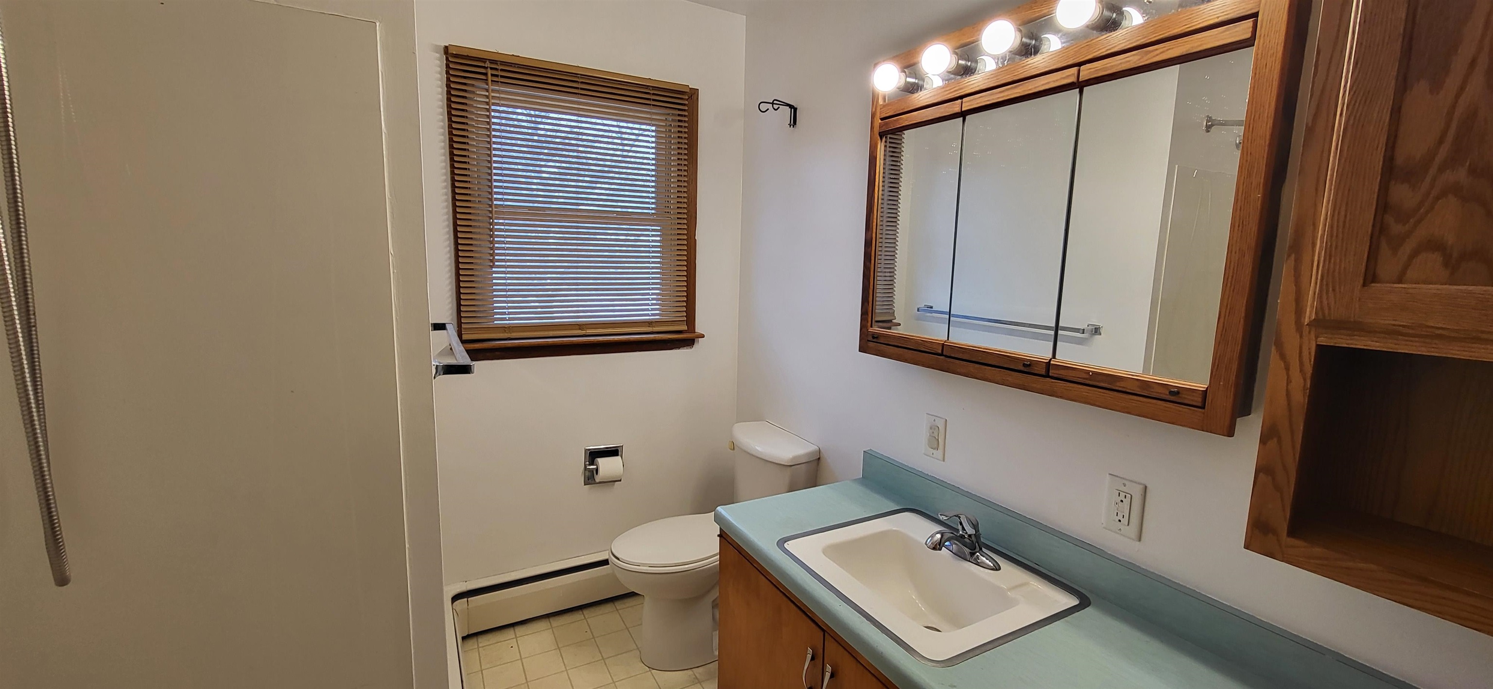 207 East 3rd Street Superior, WI 54880 - Photo 15 of 22 Half bathroom with vanity and baseboard heating