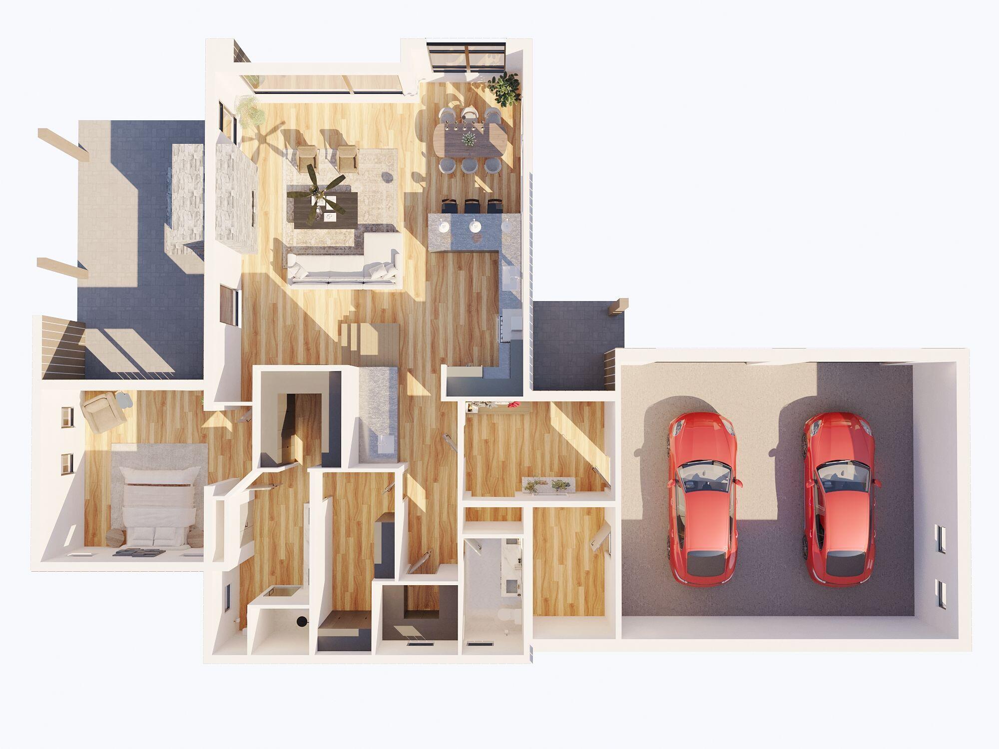 Lot 29 Deer View Road Bethel, ME 04217 - Photo 7 of 8 6-web-or-mls-260113_Abram Residence_3DFL