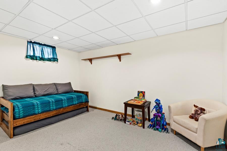 2020 East 11th Street Superior, WI 54880 - Photo 26 of 30 Carpeted bedroom with a paneled ceiling and recessed lighting