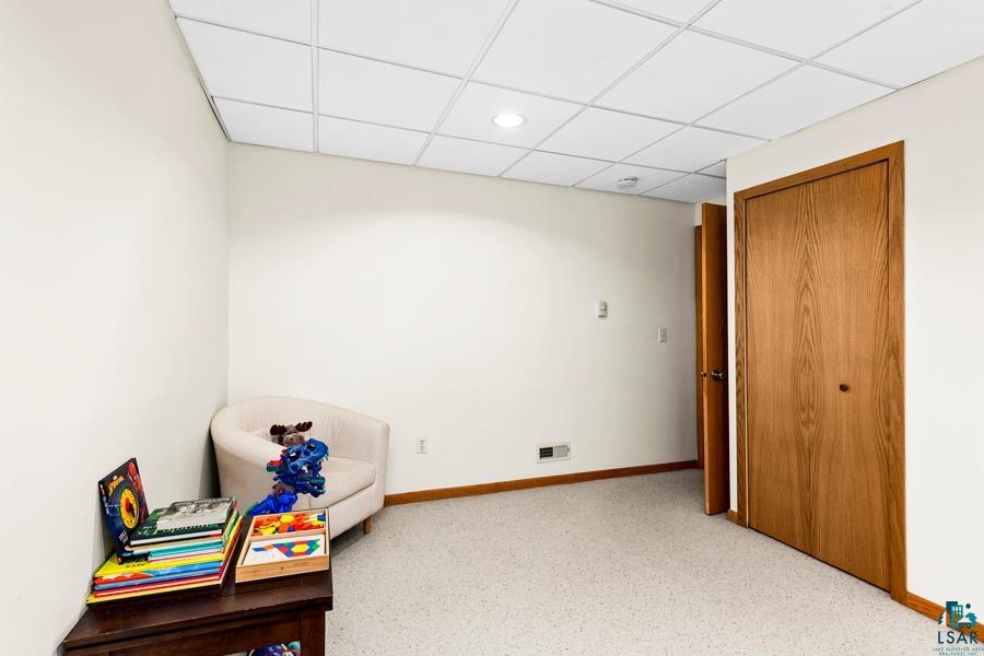 2020 East 11th Street Superior, WI 54880 - Photo 27 of 30 Game room with a drop ceiling and recessed lighting