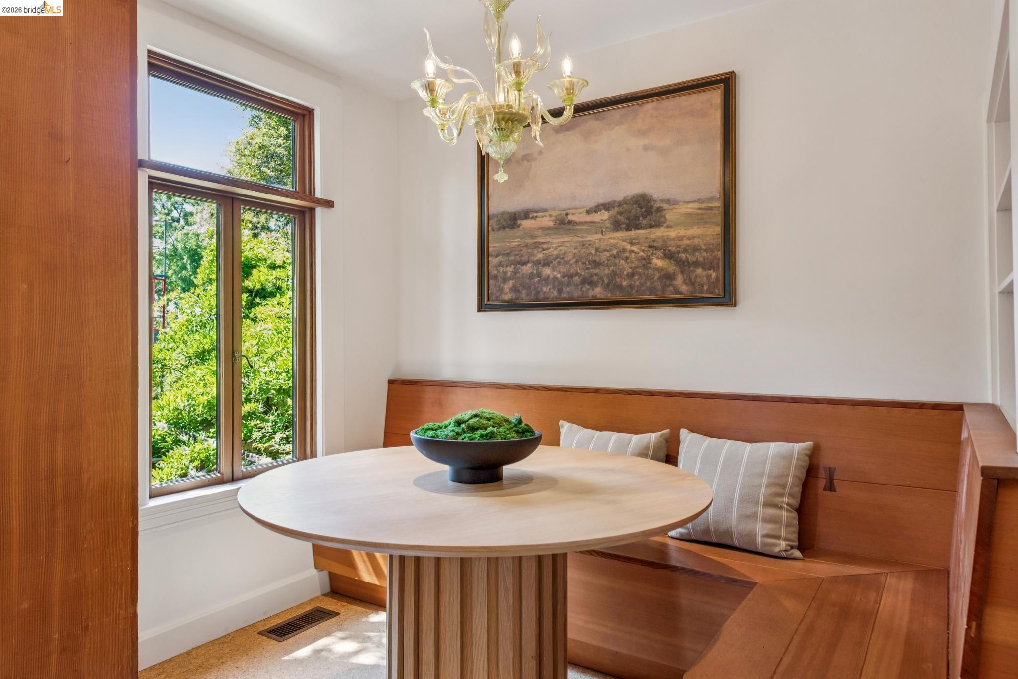 1490 Arch Street Berkeley, CA 94708 - Photo 21 of 57 a view of a dining room with furniture window and outside view