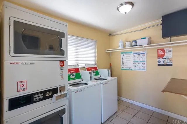 a room with storage and utility