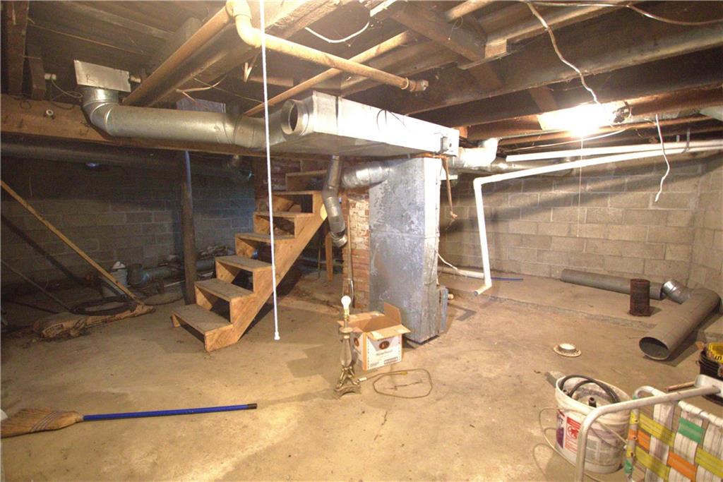 233 Allen Avenue Donora, PA 15033 - Photo 27 of 31 Open 24x18 Basement in Front House ~ No Furnace or Hot Water Tank. 200 AMP Breaker Box currently only 1 breaker for lighting in basement