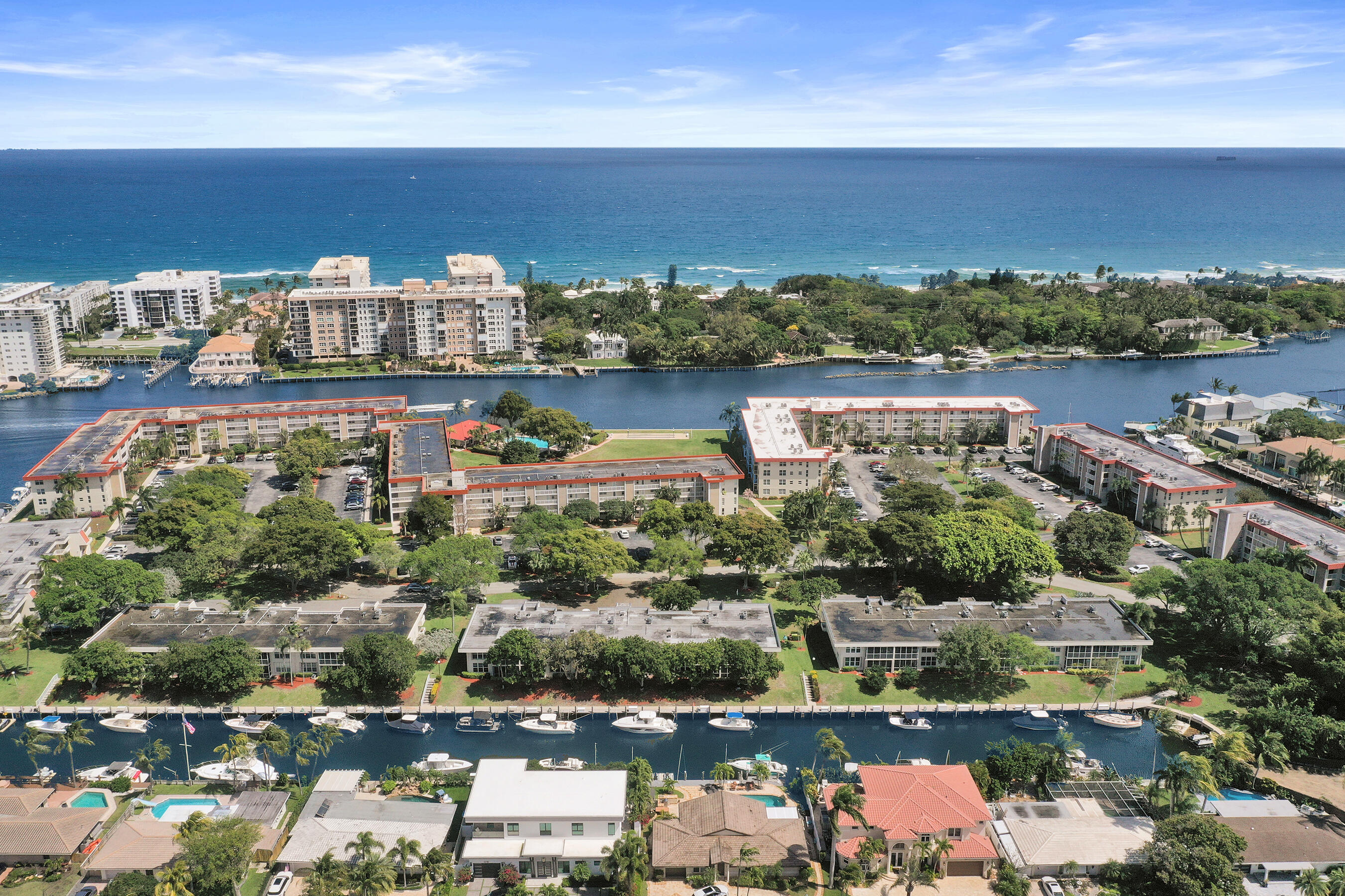 3145 Northeast 48th Court, Unit 215 Lighthouse Point, FL 33064 - Photo 44 of 46 3145 Arial #3
