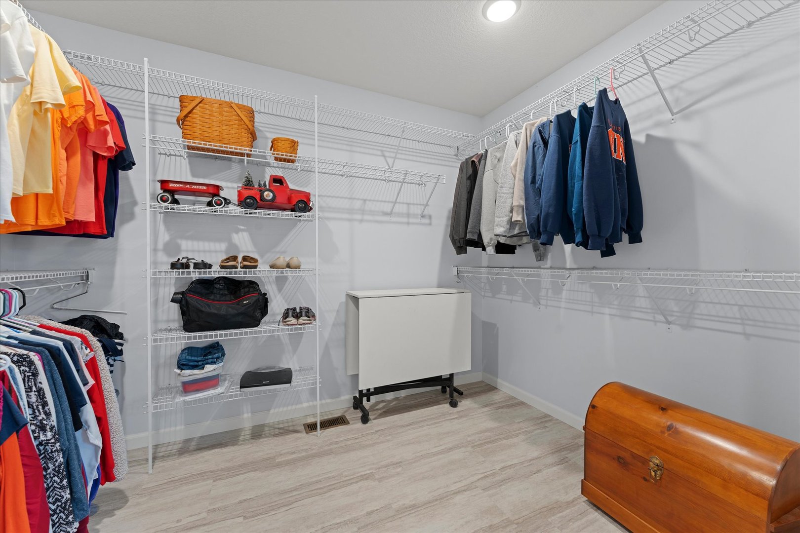 3503 South Deer Ridge Drive Urbana, IL 61802 - Photo 25 of 51 a view of walk in closet with clothes and shoes